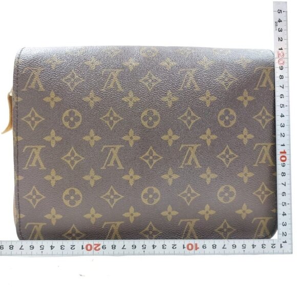 100% Authentic Louis Vuitton Cartouchiere GM Brown Monogram Crossbody - Picture 2 of 9